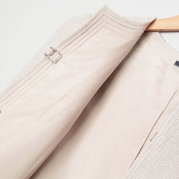 Vince Boucle Jacket Size 6 Blazer Textured 3/4 Sleeves Crop Office Preppy $365 - Picture 11 of 16